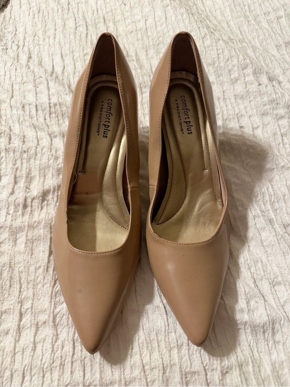 Comfort Plus by Predictions Blush Nude Pointed Toe Pumps